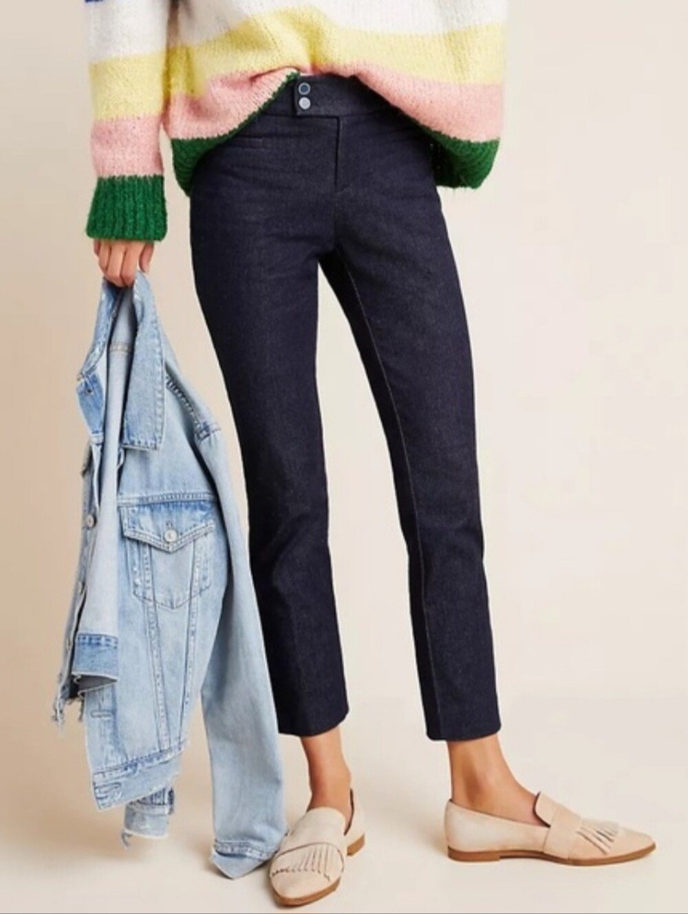 Anthropologie A+ The Essential Slim Denim Trouser Jeans, size 20W